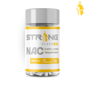 NAC STRONG 60 Cápsulas - Potente Antioxidante e Detox - Strong