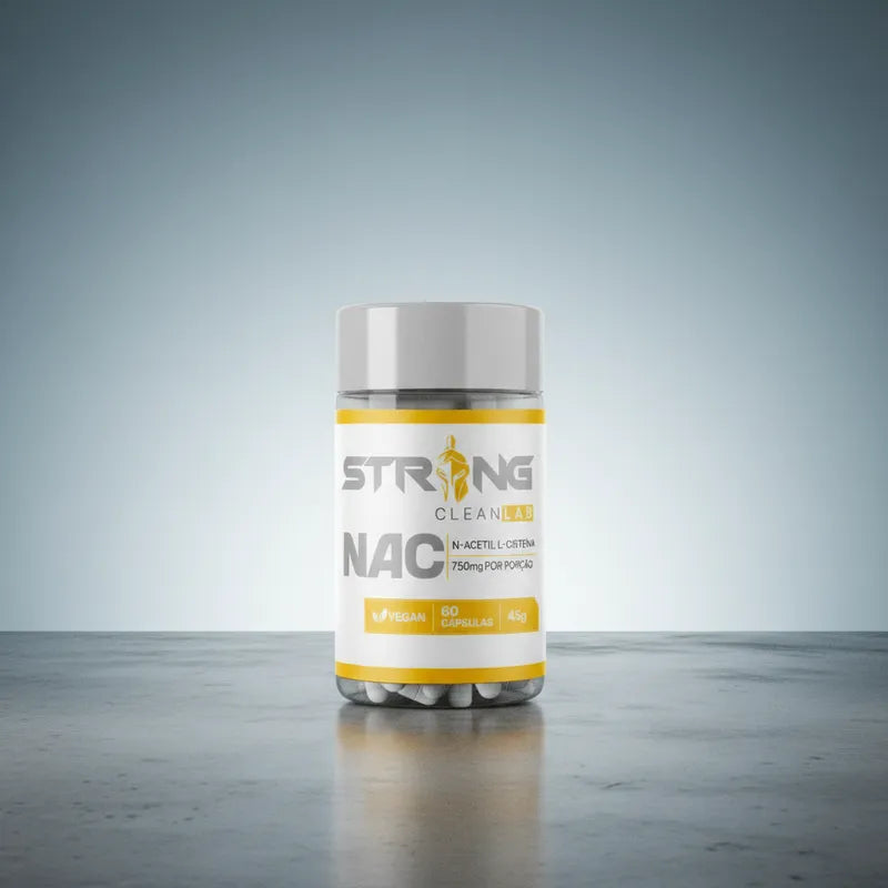 NAC STRONG 60 Cápsulas - Potente Antioxidante e Detox