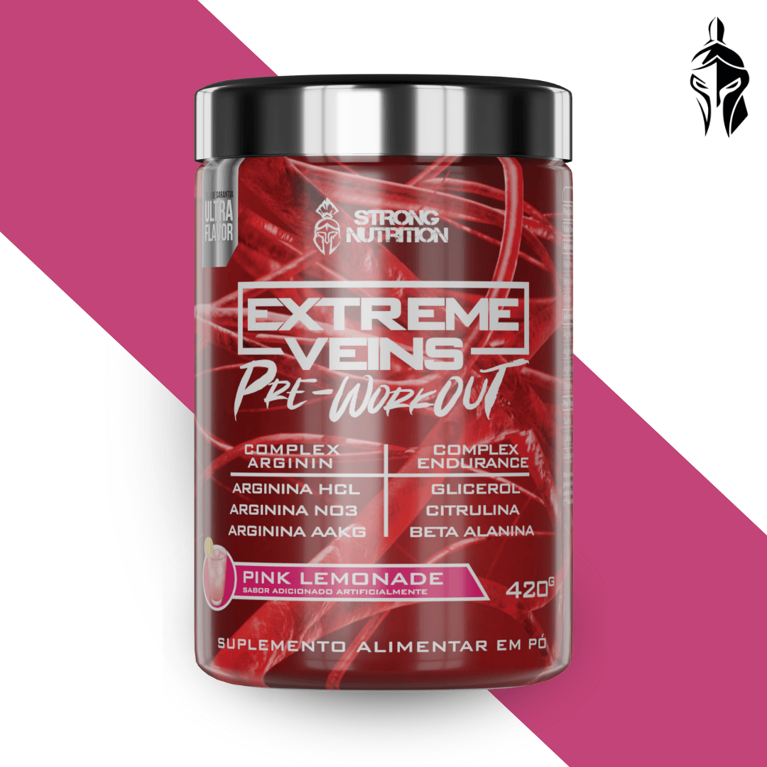 Extreme Veins 420g - Pré-Treino com Arginina e Ornitina - Strong