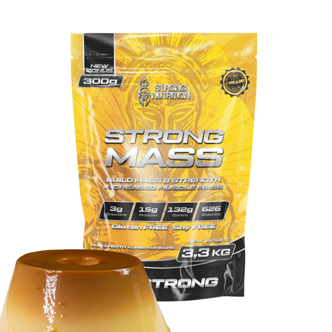 Strong Mass 3,3kg - Hipercalórico para Ganho de Massa e Peso