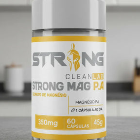 Strong MAG P.A 60 Cápsulas - Benefícios do Magnésio para Articulações e Mobilidade