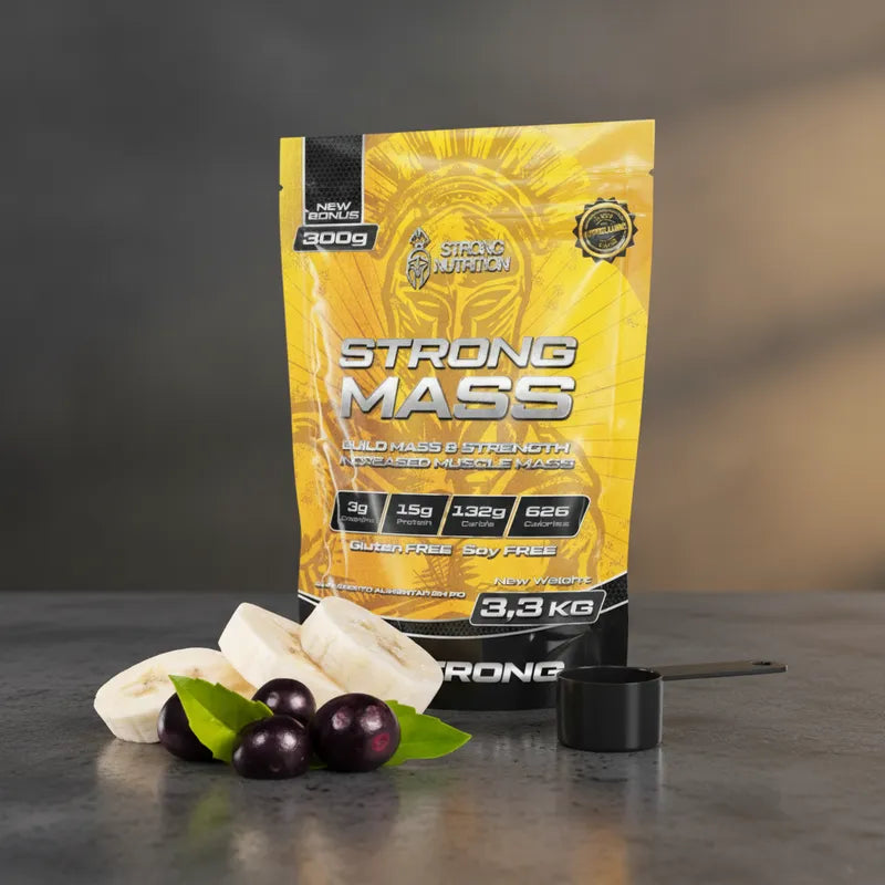 Strong Mass 3,3kg - Hipercalórico para Ganho de Massa e Peso