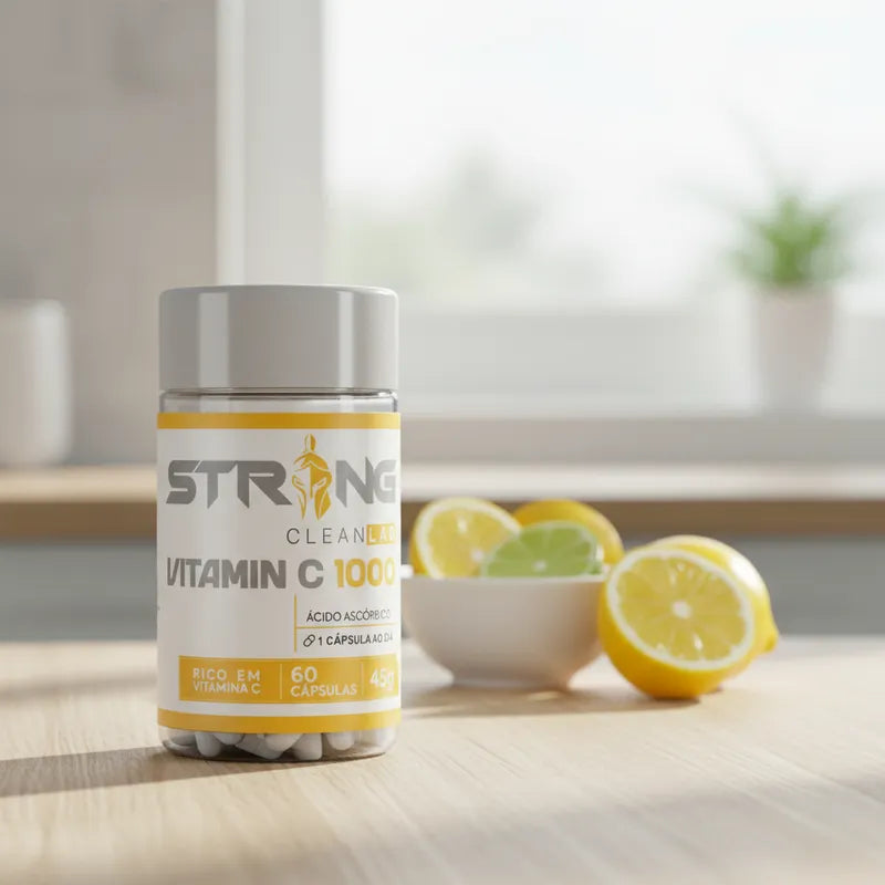 Vitamina C 60 Cápsulas - Antioxidante, Imunidade e Energia