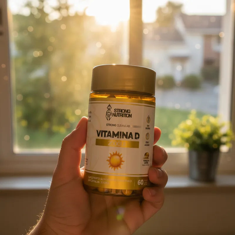 Vitamina D 1000 UI 60 Cápsulas - Imunidade, Saúde Óssea e Muscular