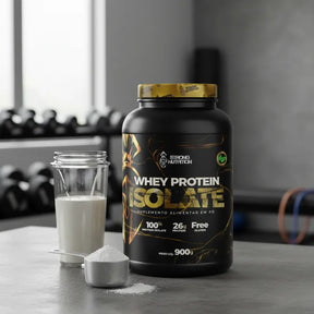 Whey Protein Isolado 900g – Alta Concentração Proteica e Baixo Carboidrato