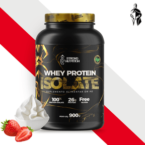 Whey Protein Isolado 900g – Alta Concentração Proteica e Baixo Carboidrato - Strong