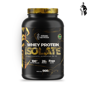 Whey Protein Isolado 900g – Alta Concentração Proteica e Baixo Carboidrato