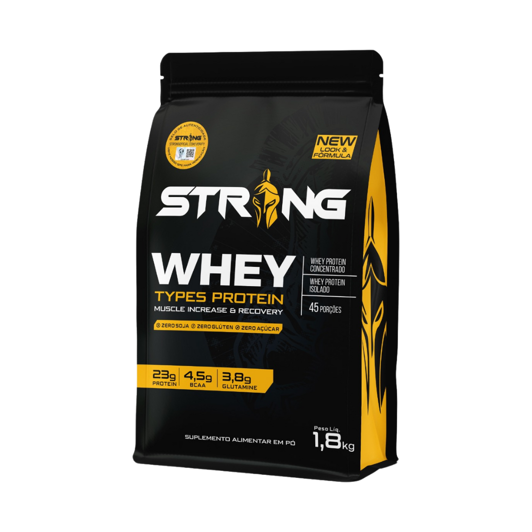 Whey Types Protein 1,8kg - Proteína para Alta Performance