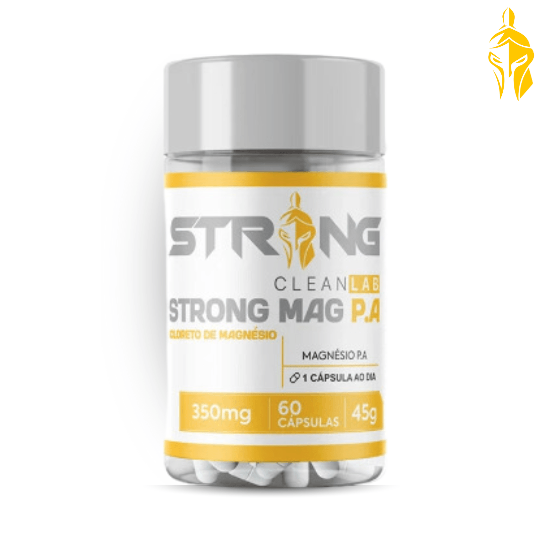 Strong MAG P.A 60 Cápsulas - Benefícios do Magnésio para Articulações e Mobilidade - Strong